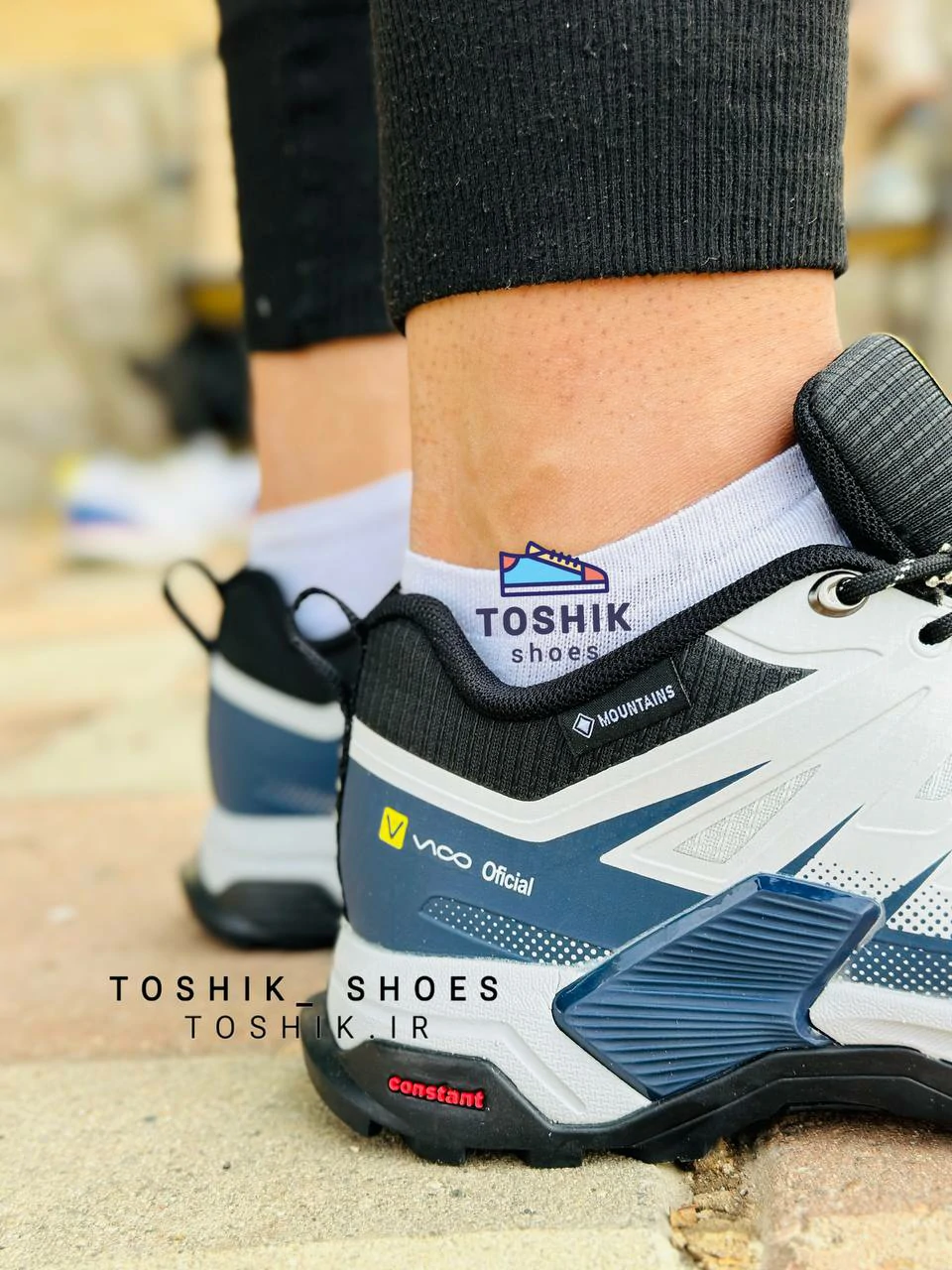 کتونی ویکو مدل R3139 ضدآب رنگ طوسی سرمه ای