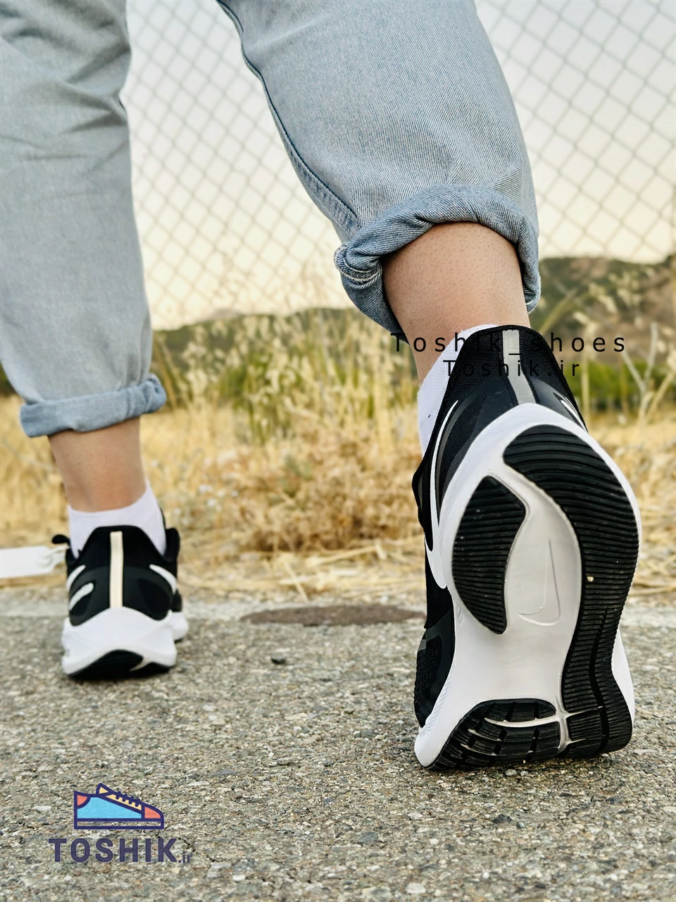 کفش نایک زوم گاید Nike zoom Guide ویتنامی مشکی با زیره سفید