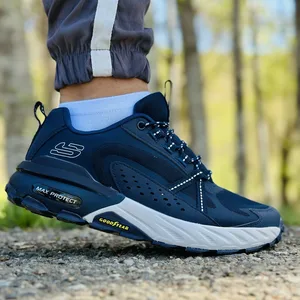 کتونی اسکیچرز max protect goodyear - مکس پروتکت سرمه ای