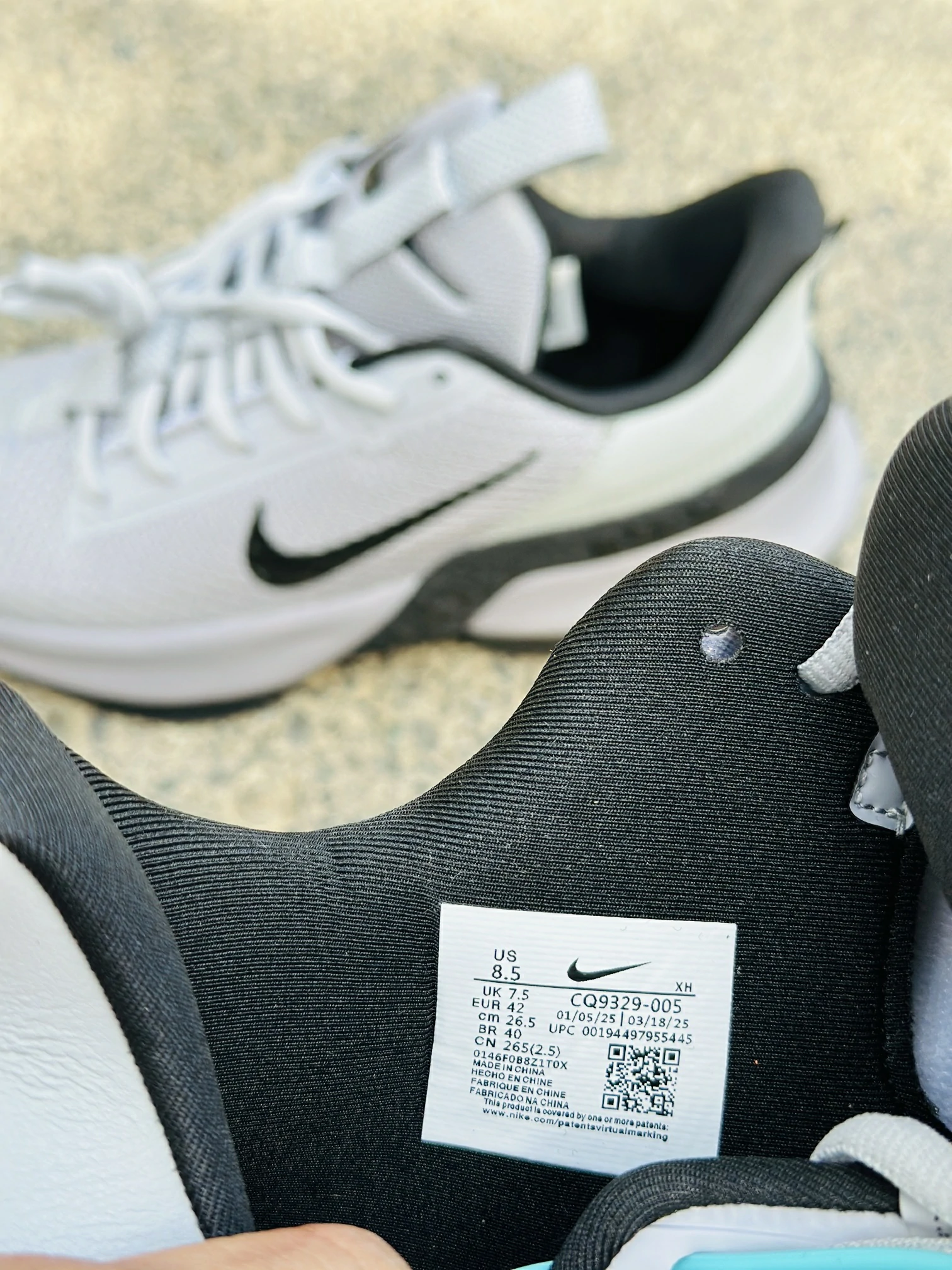 کفش نایک بسکتبالی مدل LeBron Ambassador 13 رنگ طوسی