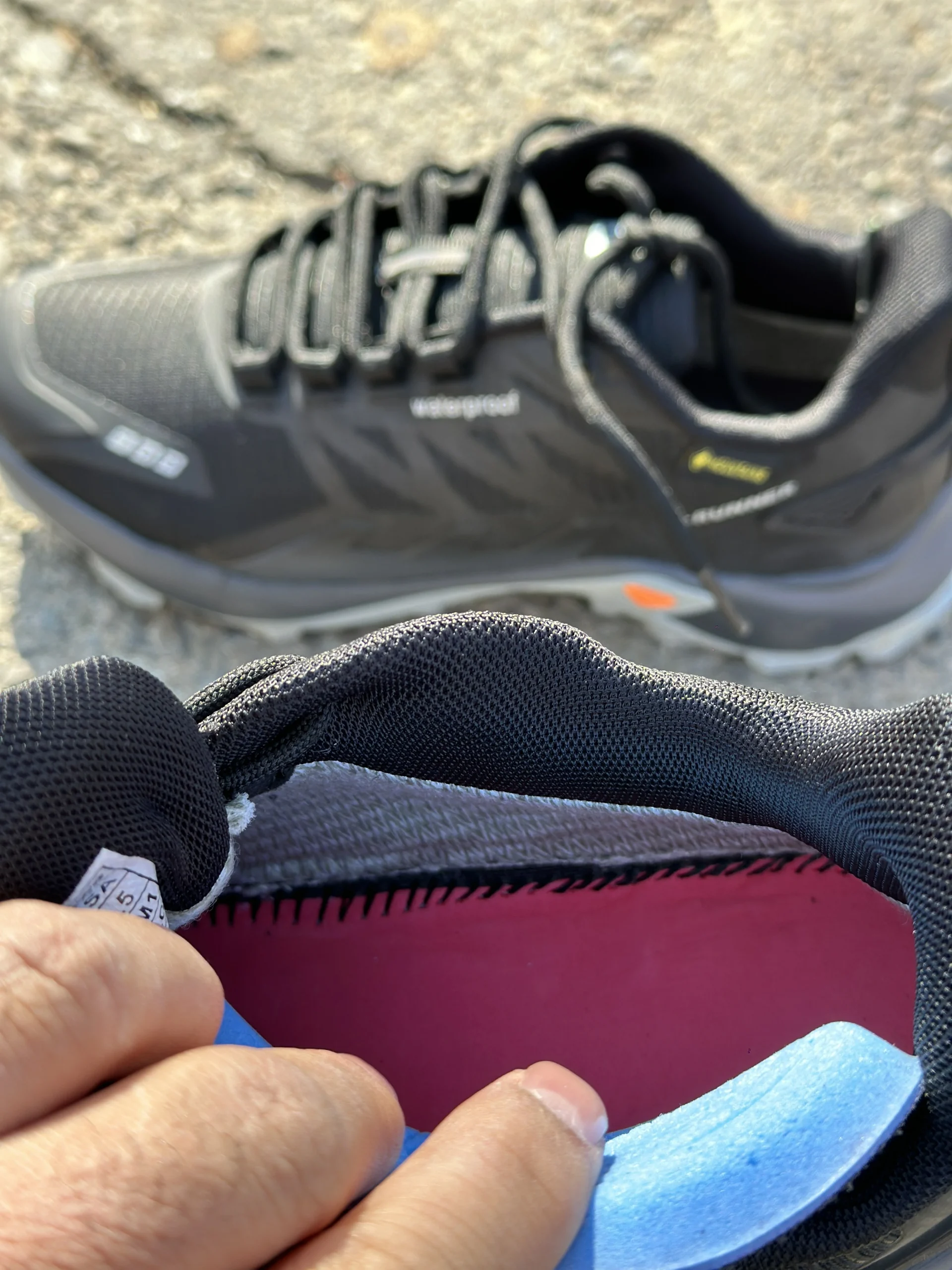 کفش ایرانر مدل S2107 مشکی زیره طوسی ضدآب