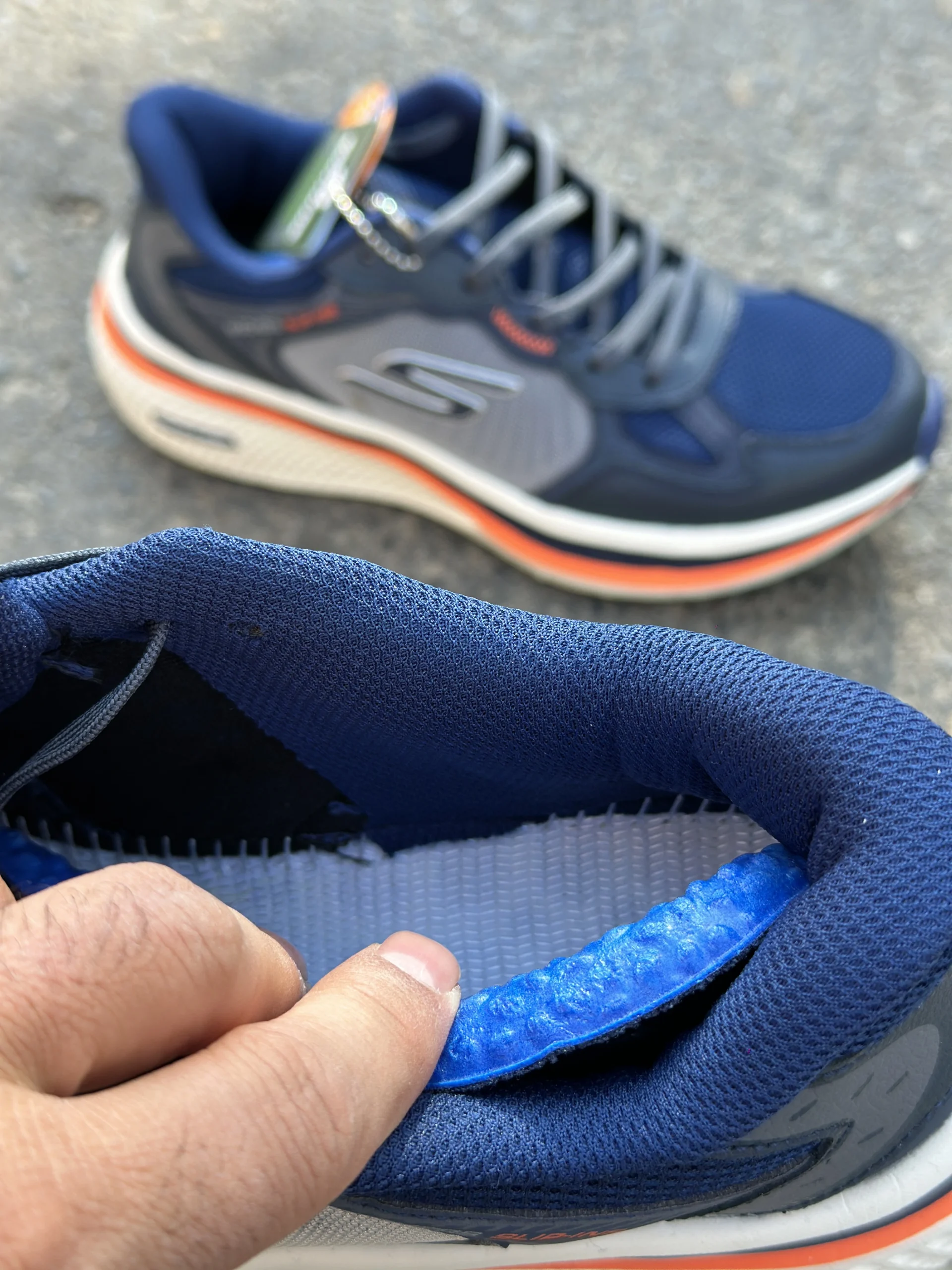 کتونی اسکیچرز مدل go run رنگ سرمه ای